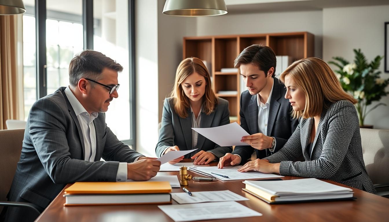 Property settlement documents and transfer review